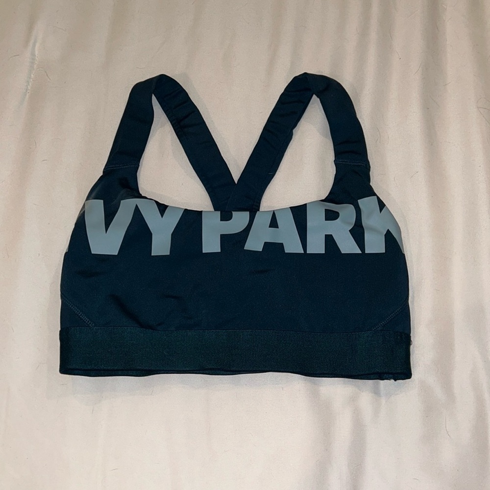 Green Ivy park sports bra